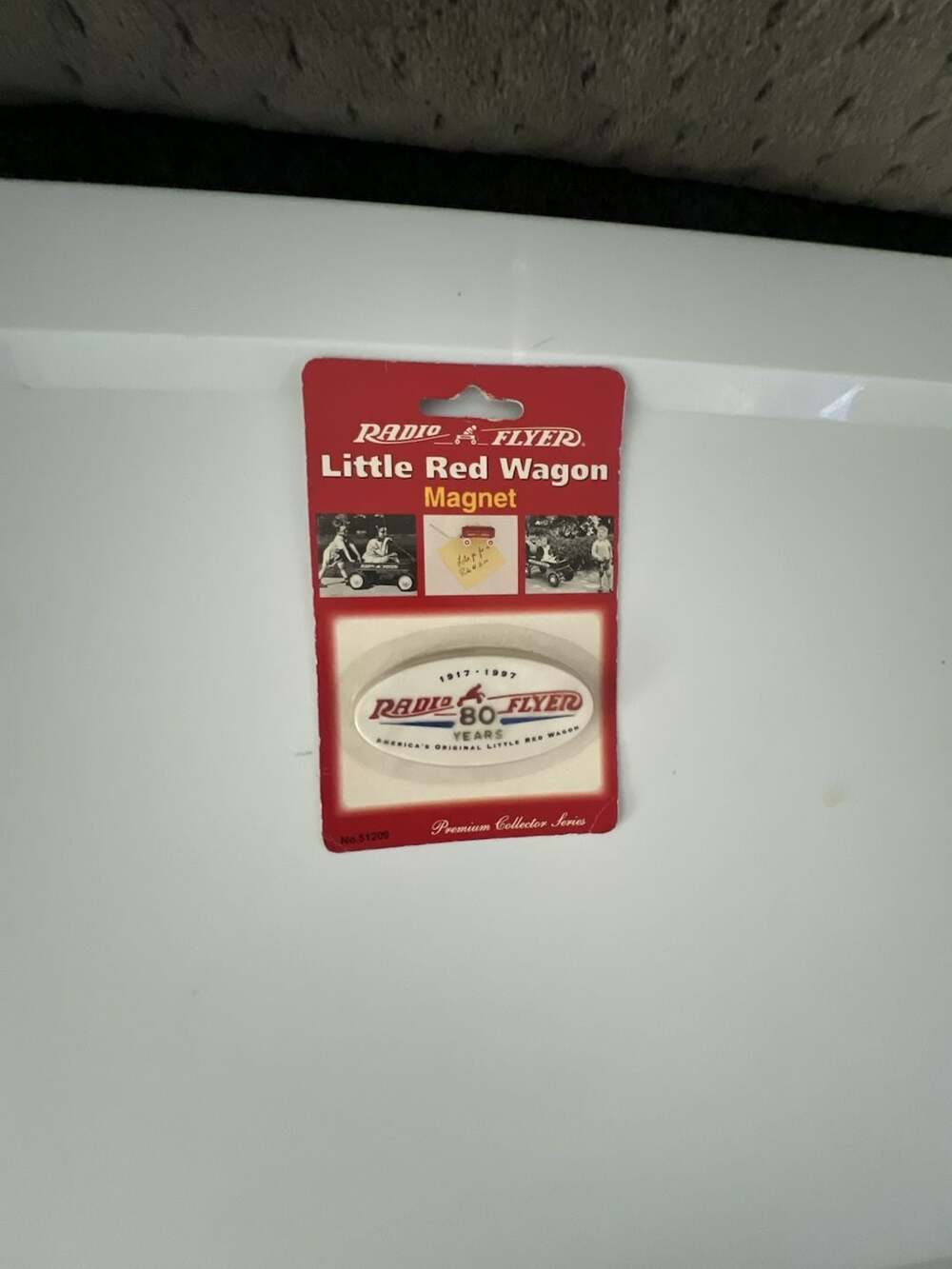 Vintage 1997 Radio Flyer 80 Years Anniversary Little Red Wagon Magnet
